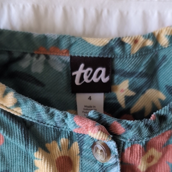 Tea Collection corduroy floral Dress - Picture 2 of 6